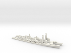 Japanese Asashio-Class Destroyer (x2) in White Natural Versatile Plastic