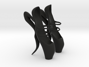 Mantis Shoes in Black Natural Versatile Plastic: Small