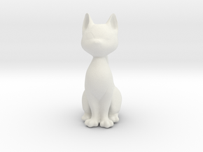 Generic Anime Cat in White Natural Versatile Plastic: Medium