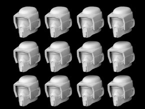 (Legion) 12x Scout Trooper Helmets in Smooth Fine Detail Plastic