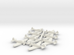 US TBD Devastator Torpedo Bomber in White Natural Versatile Plastic: Small