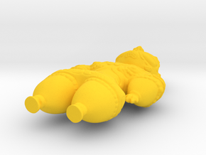 Dogū Doll in Yellow Processed Versatile Plastic