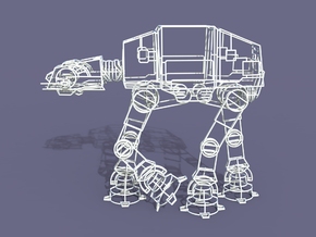 AT-AT Walker in White Natural Versatile Plastic