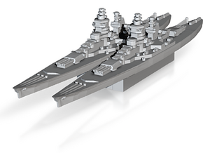 Gascogne battleship 1/3000 in Tan Fine Detail Plastic