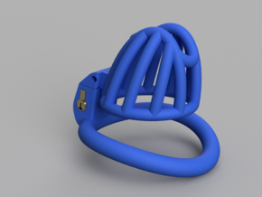 Cherry Keeper Cage - Small in Blue Processed Versatile Plastic