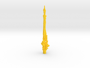 TF:Siege Muzzle Flash Effect Part (7cm length) in Yellow Processed Versatile Plastic