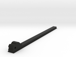 King Arms SLR (FAL) folding charging handle slide in Black Natural Versatile Plastic