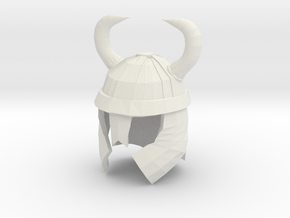 Finger Hat: Viking Helmet in White Natural Versatile Plastic