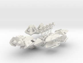 Robot Ship Pack in White Natural Versatile Plastic