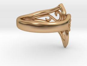 Kaya's Ring Variation in Polished Bronze