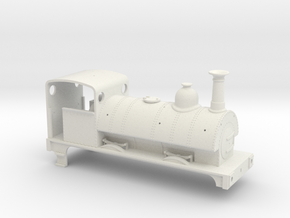 Furness Railway Sharp Stewart 0-4-0st in White Natural Versatile Plastic