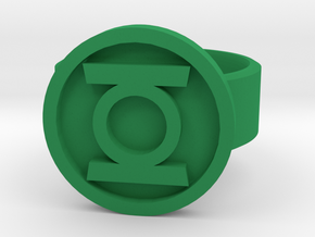 GL ring 12 in Green Processed Versatile Plastic