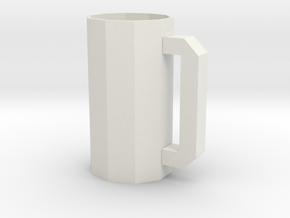 cup in White Natural Versatile Plastic: Medium