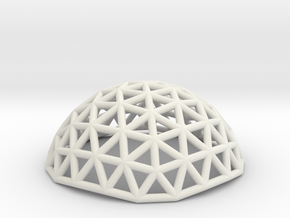 small geodesic dome in White Natural Versatile Plastic