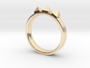Edwardian Crown Ring - Sz. 7 in 14K Yellow Gold