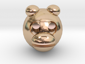 MONKEY in 14k Rose Gold Plated Brass