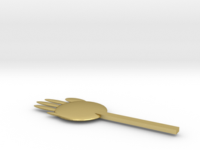 Fork of the hand in Natural Brass