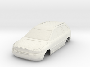 Volvo XC90 MiniZ 98mm in White Natural Versatile Plastic