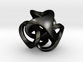 Ora Pendant (smaller) in Matte Black Steel