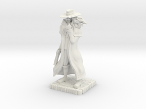 Vampire Statuette in White Natural Versatile Plastic