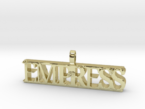 Spectacular Empress  in 18k Gold Plated Brass