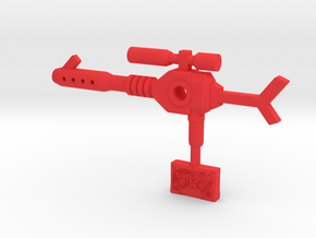 Blaster Action Master Rifle in Red Processed Versatile Plastic