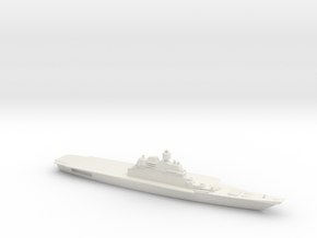 1/1800 Scale Russian Aircraft Carrier BAKU 1980 in White Natural Versatile Plastic