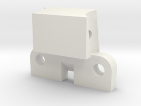 B1M rear chassis brace in White Natural Versatile Plastic