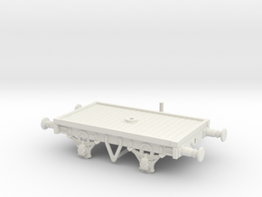OO/HO Scale LBSCR 16' Bolster Wagon (Dia. 1617)  in White Natural Versatile Plastic: 1:87 - HO