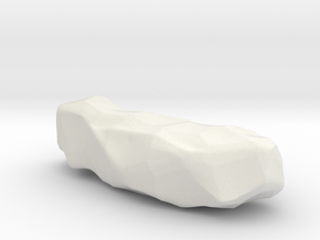 Large rock in White Natural Versatile Plastic