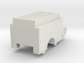 1/87 Bristol CT Engine Body compartment doors in White Natural Versatile Plastic