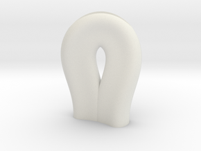 Vase A in White Natural Versatile Plastic