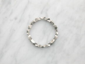 Construct bracelet in Polished Nickel Steel: Extra Small