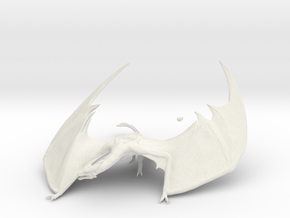 Dragon crawlin 13cm in White Natural Versatile Plastic