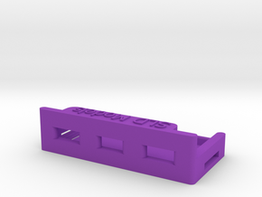 Schumacher Atom cc lipo holder cradle in Purple Processed Versatile Plastic