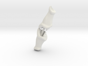 Drakkon Forearm Gauntlets - FA in White Natural Versatile Plastic