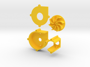 centrifuge blower/fan in Yellow Processed Versatile Plastic