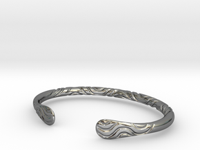 Bracelet Weave Ornament in Fine Detail Polished Silver