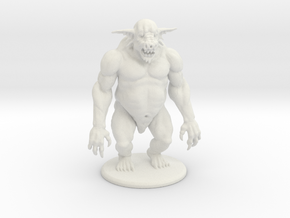 D&D Dretch miniature for 3d print in White Natural Versatile Plastic