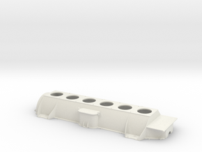 Mercedes Upper Engine Block - Hollow in White Natural Versatile Plastic