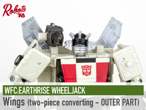 [Converting 2PC] ER Wheeljack Wings - Outer in Tan Fine Detail Plastic