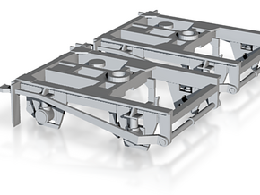 RNAD Bogies - 2 Pack - 7mm Scale in Tan Fine Detail Plastic