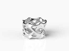CLAVICLE RING in Natural Silver: 7 / 54