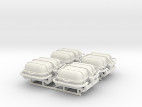 4X Offshore commander Life raft container 8 pers - in White Natural Versatile Plastic