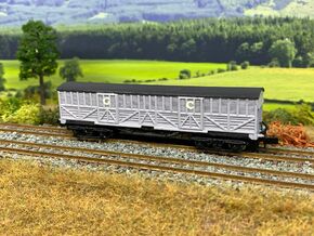 GCR 15 Ton Bogie Fish Van Louvred sides in Tan Fine Detail Plastic