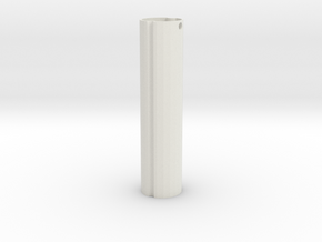 Telescopic spray bottle-tube in White Natural Versatile Plastic: Medium