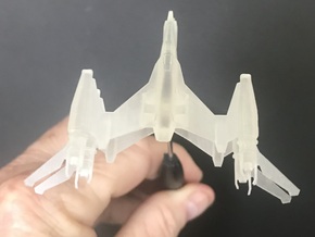 Thunderbolt - Attack Wing/X-Wing - Wings Extended in Tan Fine Detail Plastic