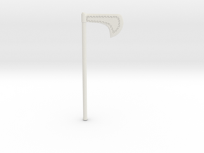 Viking Axe  in White Natural Versatile Plastic