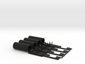 TankTainer2 - Set of 4 - Zscale in Black Natural Versatile Plastic