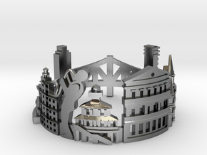 New Orleans - Skyline Cityscape Ring in Polished Silver: 8.5 / 58